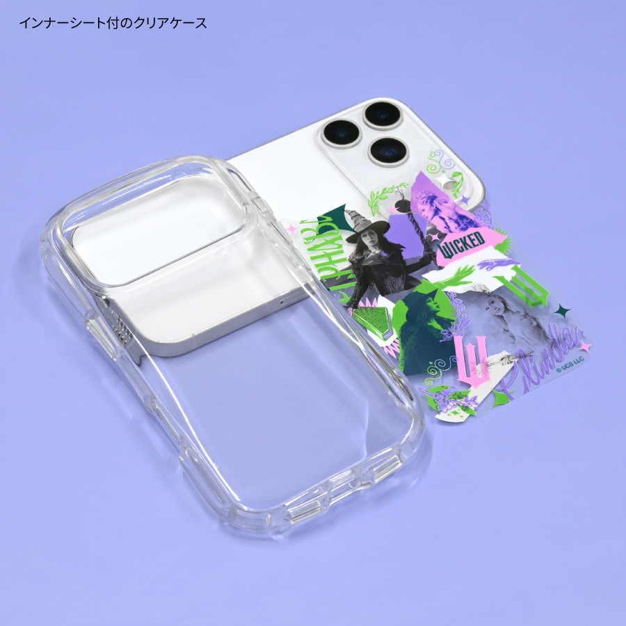 WICKED iPhone17 Pro 対応 クリスタルクリアケース
