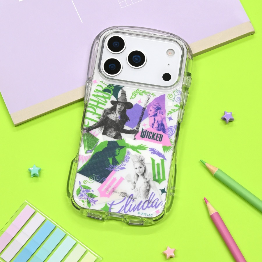 WICKED iPhone17 Pro 対応 クリスタルクリアケース