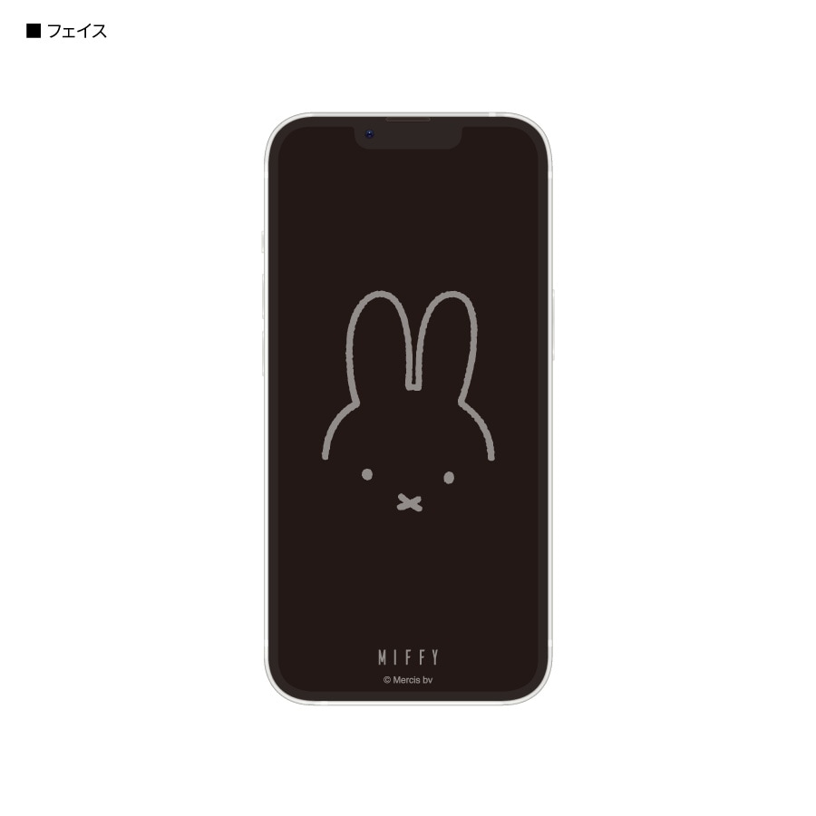 ミッフィー iPhone14 / 13 / 13 Pro 対応 ガラススクリーン
