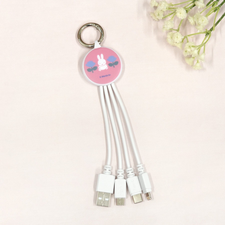 ミッフィー MIFFY and ROSE マルチ充電ケーブル | ま行,ミッフィー