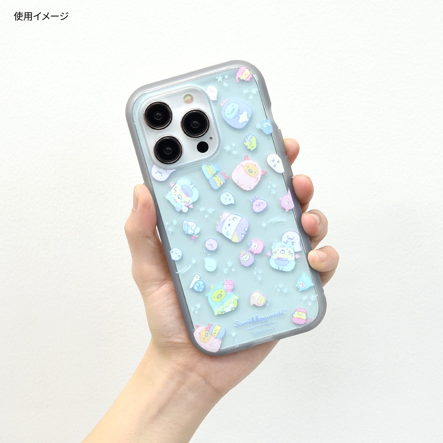 すみっコぐらし IIIIfit Clear iPhone15 Pro 対応 ケース