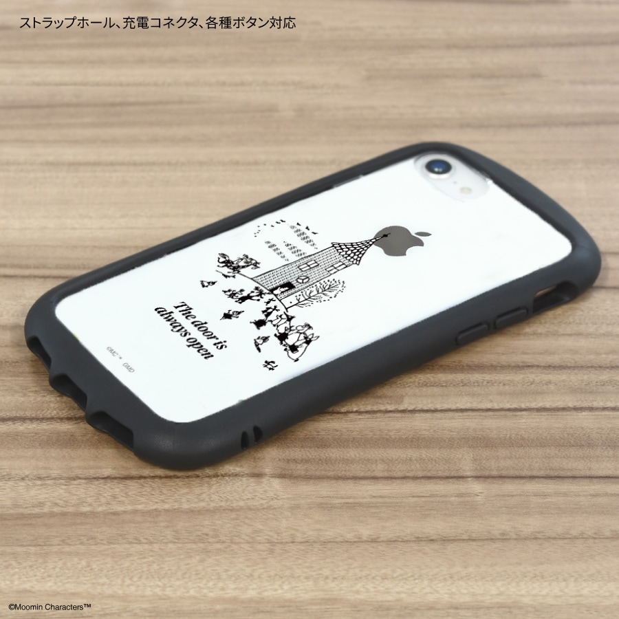 ムーミン 80周年 iPhoneSE (第3世代/第2世代) / 8 / 7 / 6s / 6 対応 ハイブリッドクリアケース
