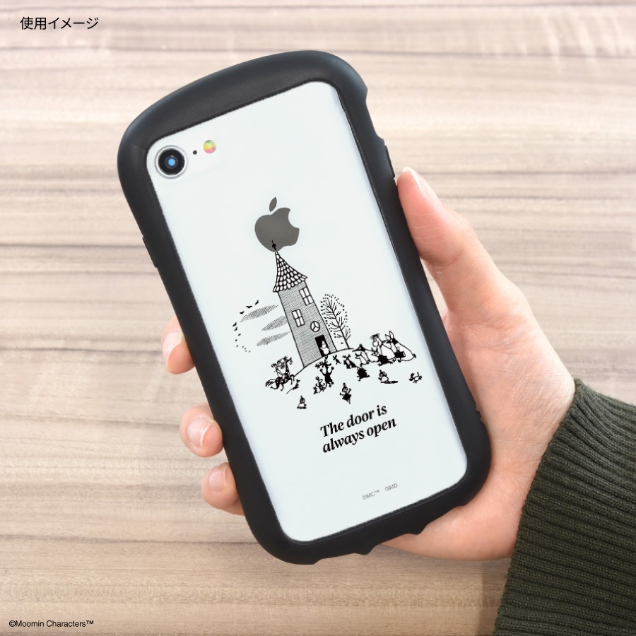 ムーミン 80周年 iPhoneSE (第3世代/第2世代) / 8 / 7 / 6s / 6 対応 ハイブリッドクリアケース