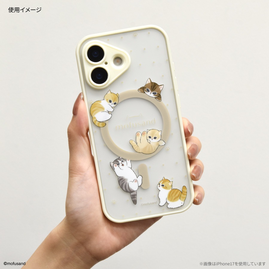 mofusand IIIIfit プランプフレーム iPhone17 MagSafe 対応 ケース
