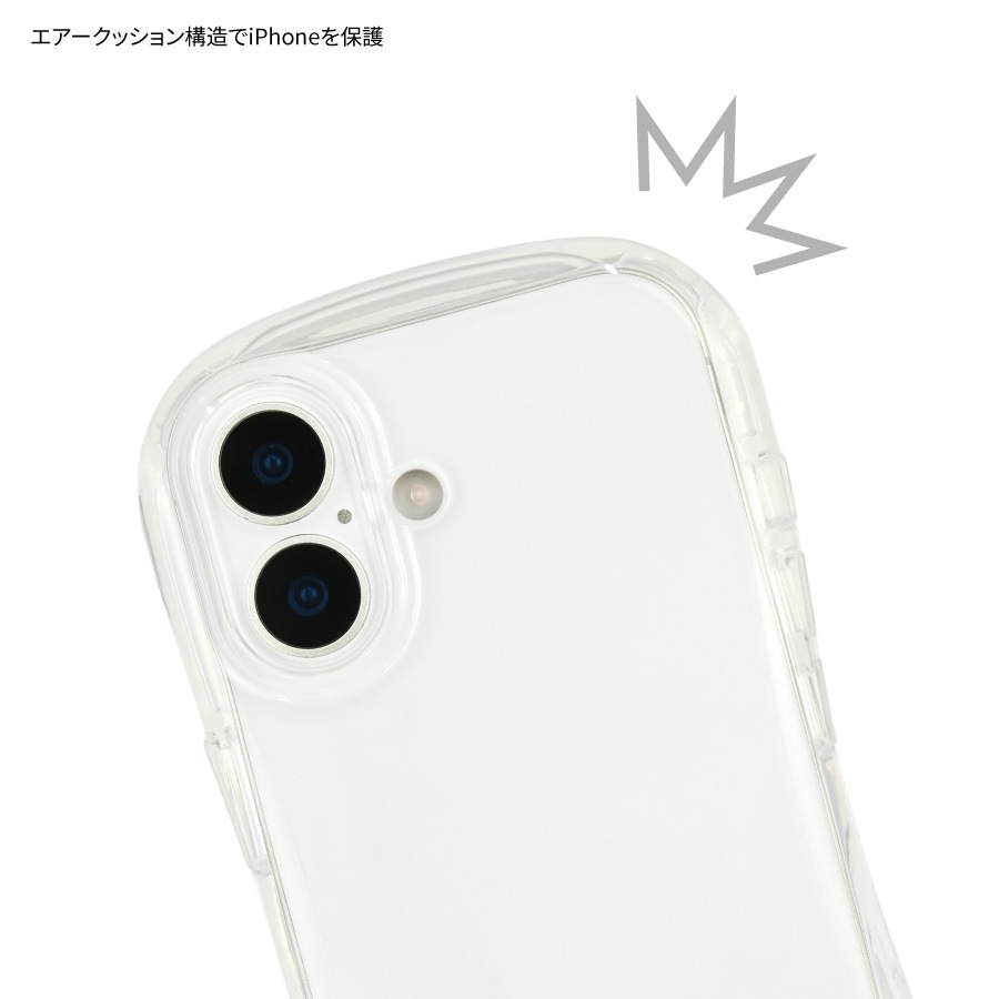 リラックマ iPhone17 対応 クリスタルクリアケース