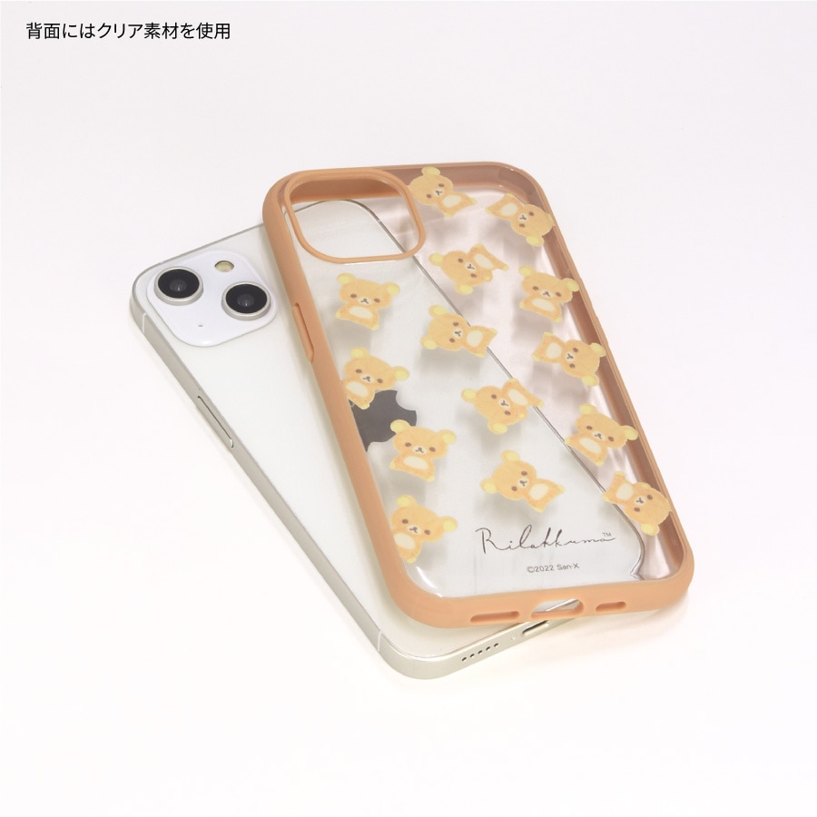 リラックマ IIIIfit Clear iPhone14 / 13 対応 ケース