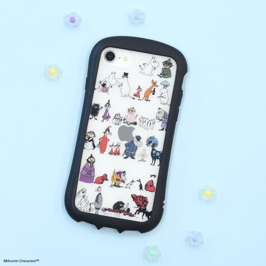ムーミン MOOMIN ALL STARS iPhoneSE (第3世代/第2世代) / 8 / 7 / 6s / 6 対応 ハイブリッドクリアケース