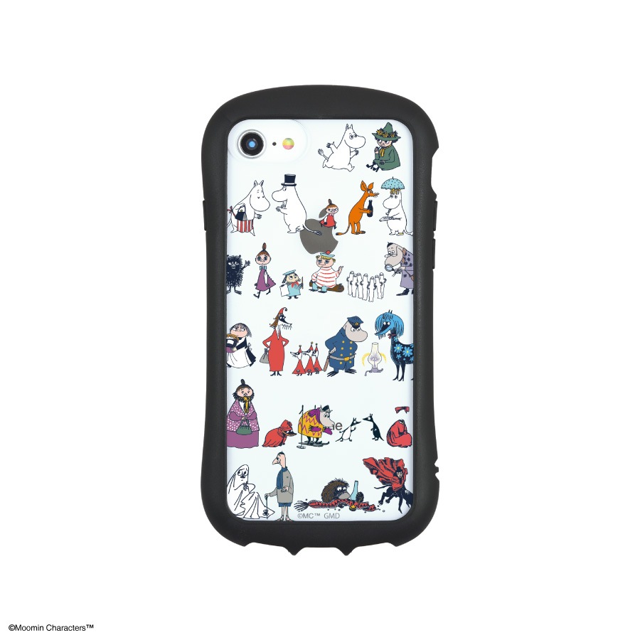 ムーミン MOOMIN ALL STARS iPhoneSE (第3世代/第2世代) / 8 / 7 / 6s / 6 対応 ハイブリッドクリアケース