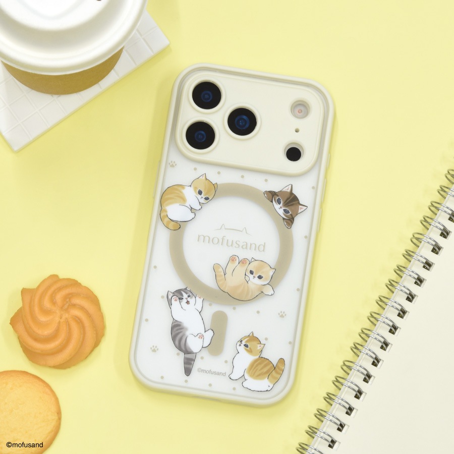 mofusand IIIIfit プランプフレーム iPhone17 Pro MagSafe 対応 ケース