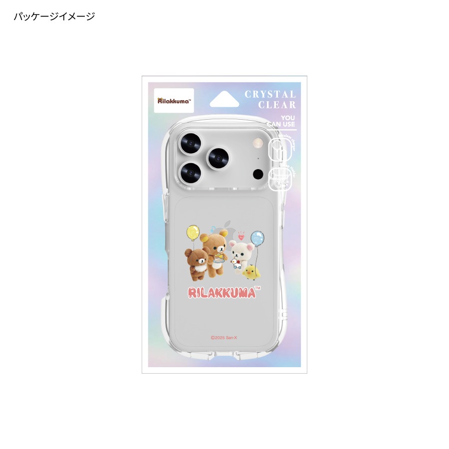 リラックマ iPhone17 Pro 対応 クリスタルクリアケース | アイテムから