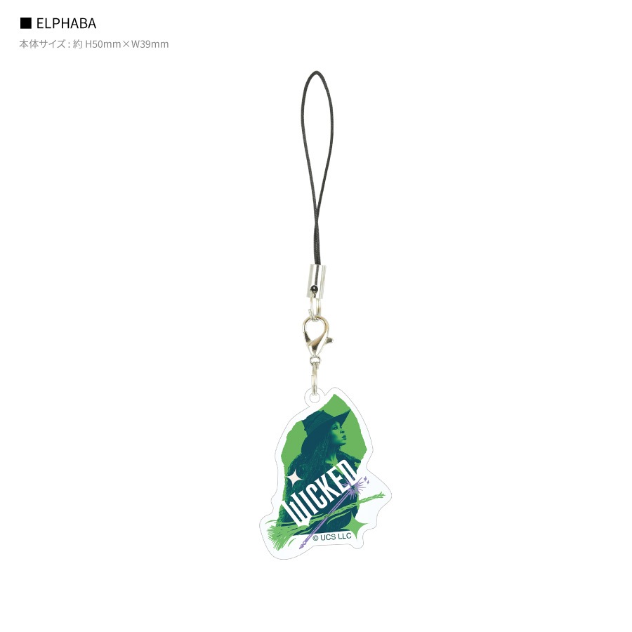 WICKED モバイルアクリルストラップ