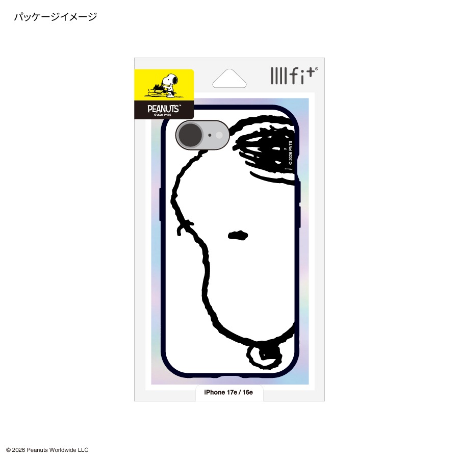 ピーナッツ スヌーピー IIIIfit iPhone17e / 16e 対応 ケース