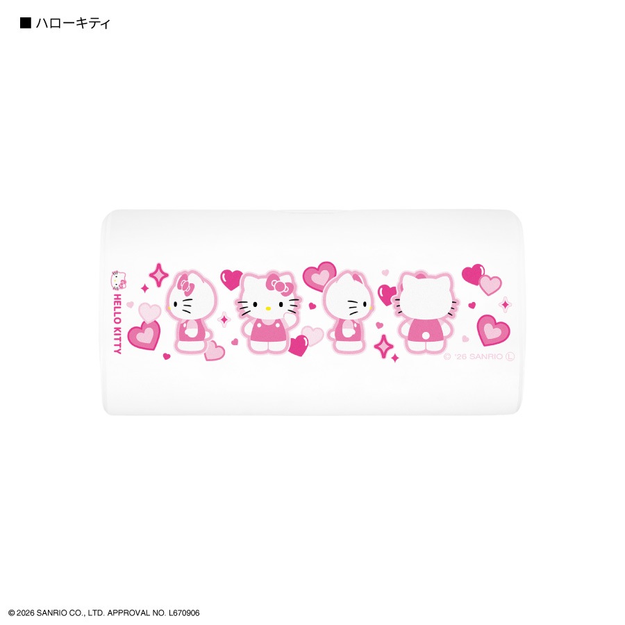 8月上旬発売予定　サンリオキャラクターズ USB Type-C コネクタ付き リチウムイオン充電器 4000mAh
