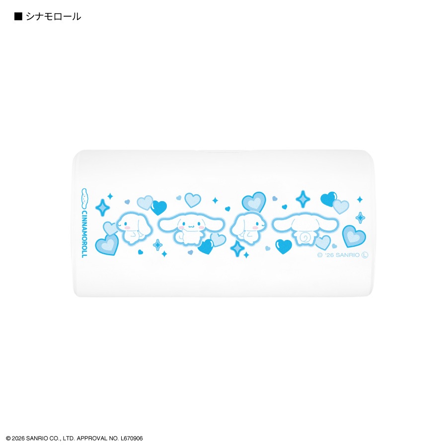 8月上旬発売予定　サンリオキャラクターズ USB Type-C コネクタ付き リチウムイオン充電器 4000mAh