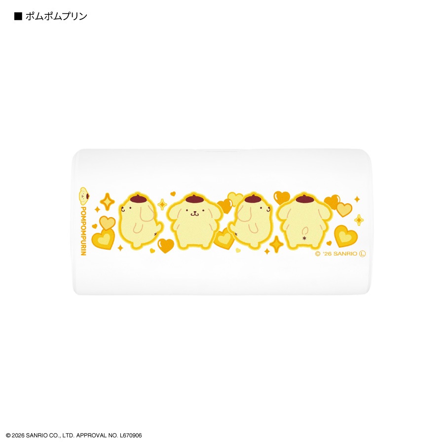 8月上旬発売予定　サンリオキャラクターズ USB Type-C コネクタ付き リチウムイオン充電器 4000mAh