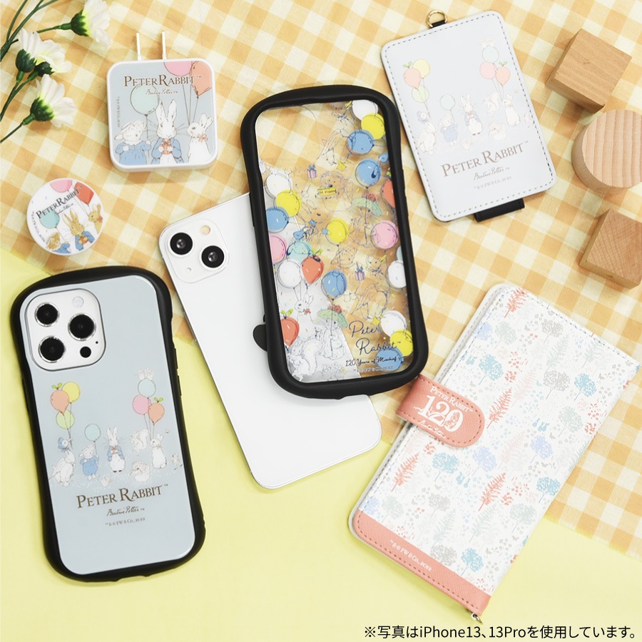 ピーターラビット iPhone13 対応 ハイブリッドガラスケース