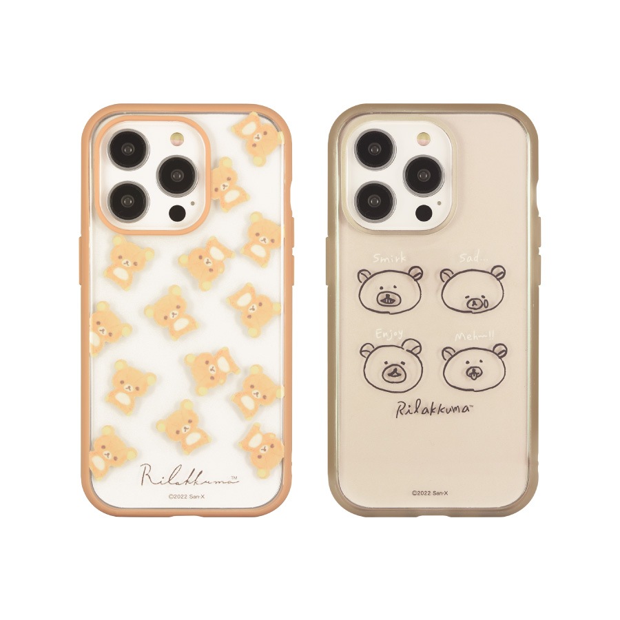 リラックマ IIIIfit Clear iPhone14 Pro / 13 Pro 対応 ケース