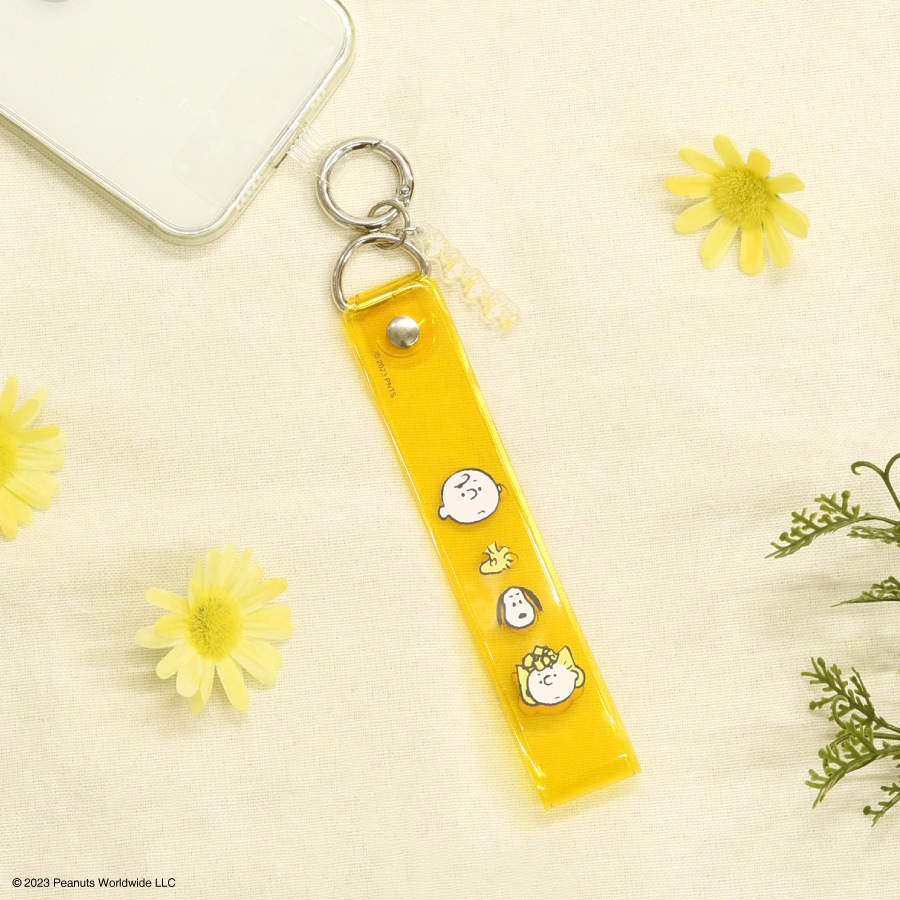 ピーナッツ スヌーピー マルチリングプラス クリアハンドストラップ
