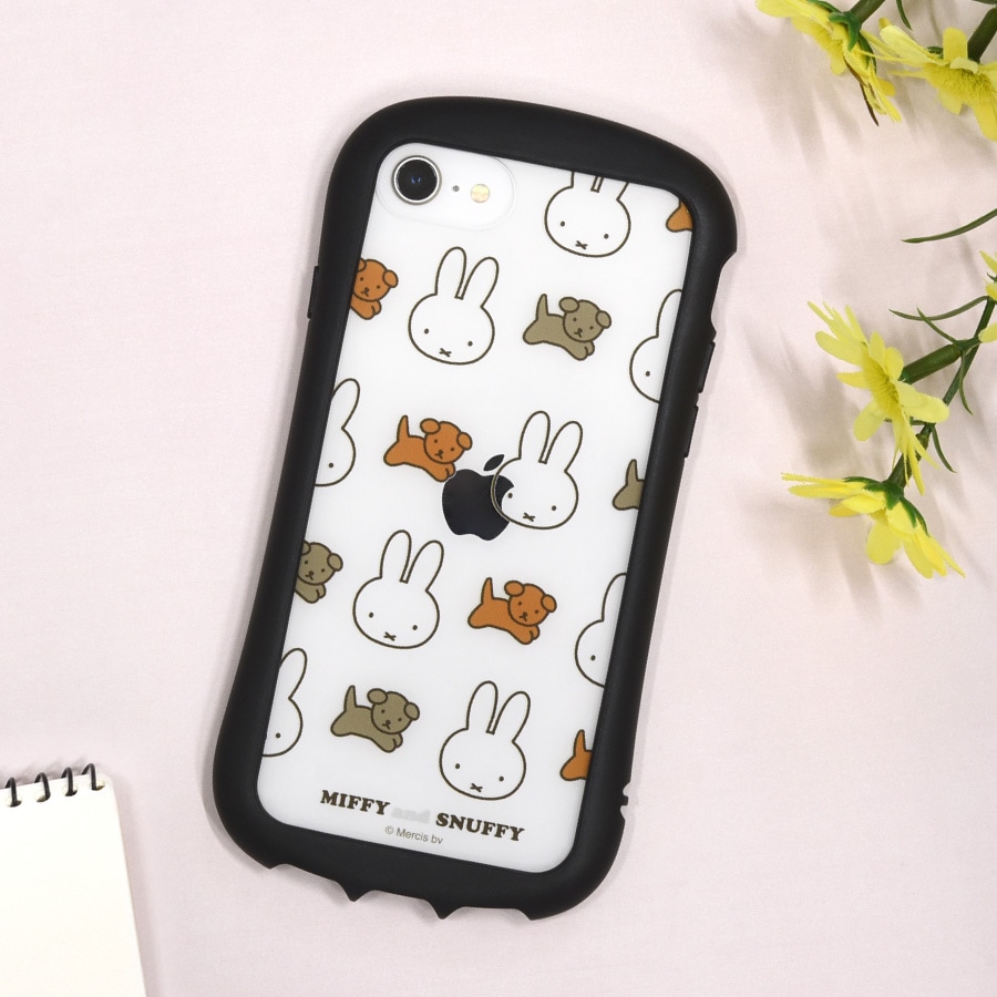 ミッフィー MIFFY and SNUFFY iPhoneSE (第3世代/第2世代) / 8 / 7 / 6s / 6 対応 ハイブリッドクリアケース