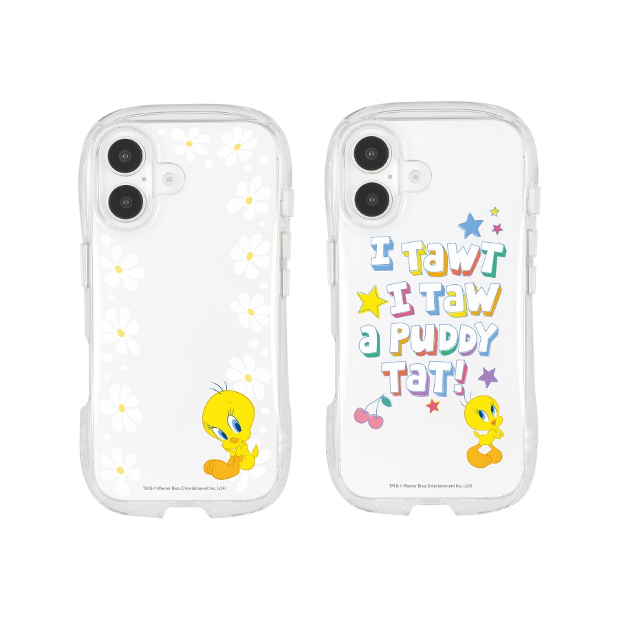 ルーニー・テューンズ iPhone16 対応 クリスタルクリアケース