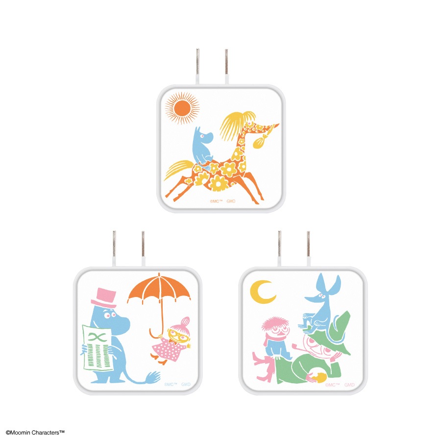 ムーミン 80周年 USB / USB Type-C ACアダプタ