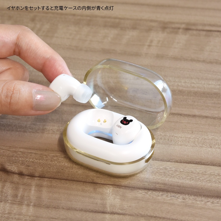 くまのがっこう ジャッキーズチョコレート 完全ワイヤレスステレオイヤホン
