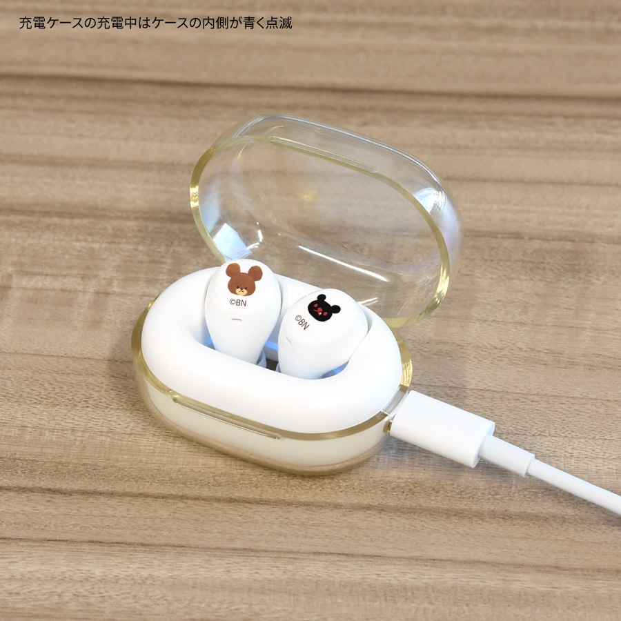 くまのがっこう ジャッキーズチョコレート 完全ワイヤレスステレオイヤホン