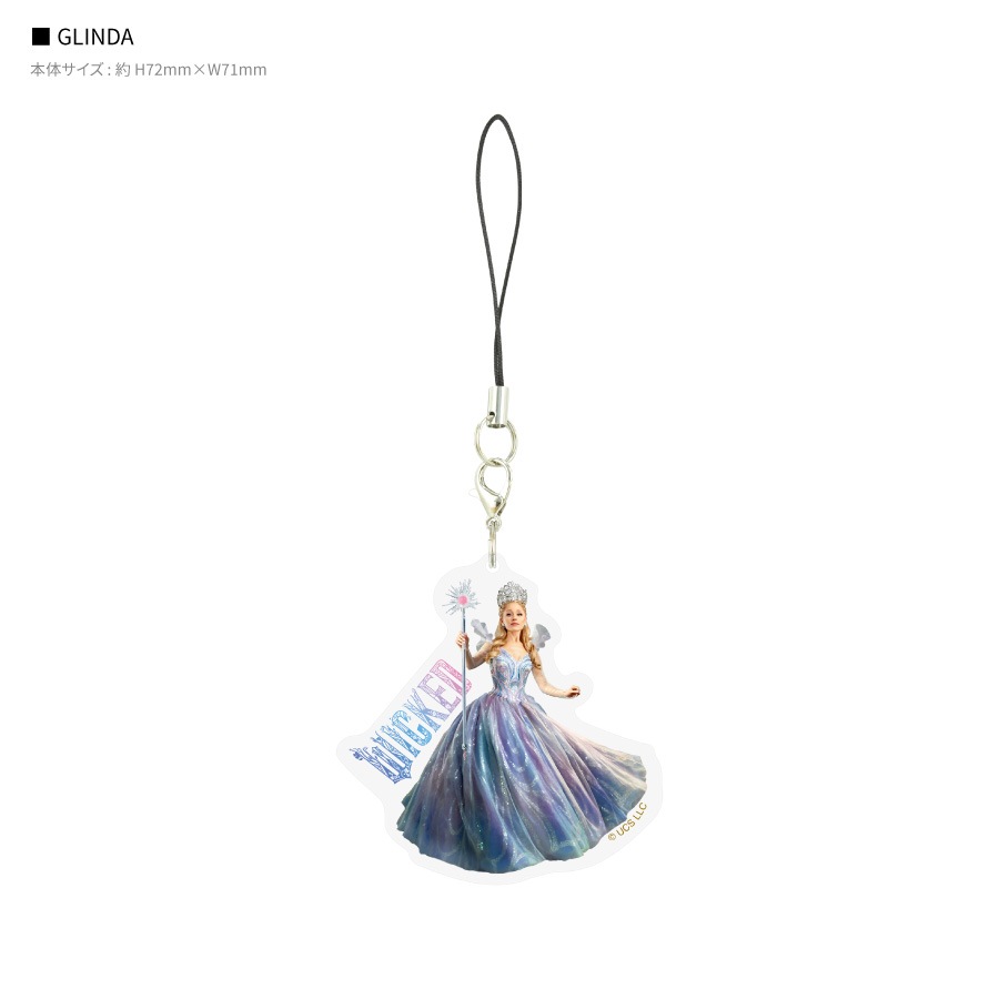 WICKED モバイルアクリルストラップ Lサイズ