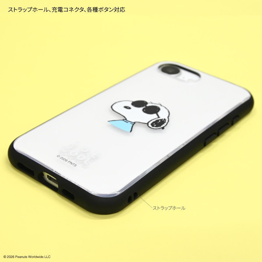 ピーナッツ スヌーピー IIIIfit Clear iPhone17e / 16e 対応 ケース