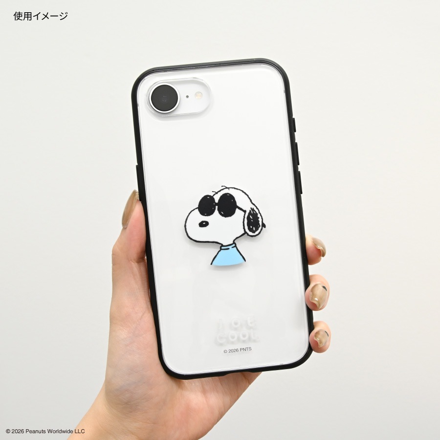 ピーナッツ スヌーピー IIIIfit Clear iPhone17e / 16e 対応 ケース