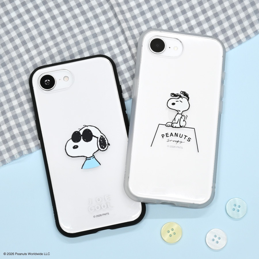 ピーナッツ スヌーピー IIIIfit Clear iPhone17e / 16e 対応 ケース