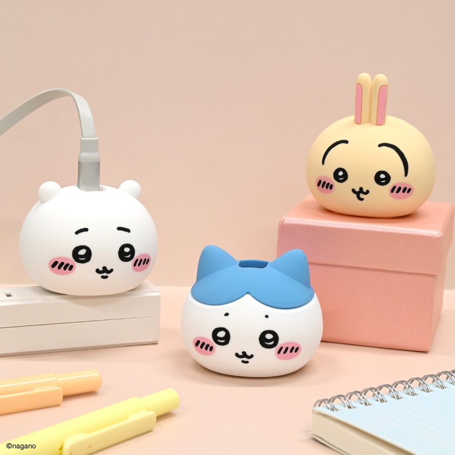 8月下旬発売予定　ちいかわ USB Type-C マスコット ACアダプタ