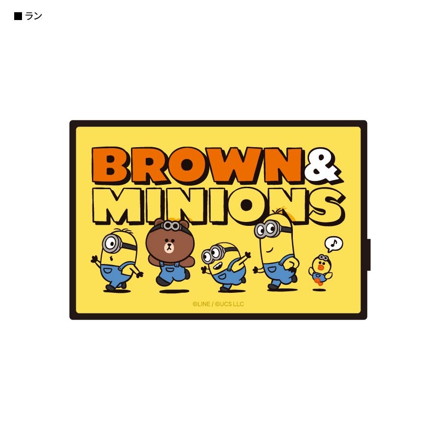 BROWN＆MINIONS　ガラスワイヤレススピーカー