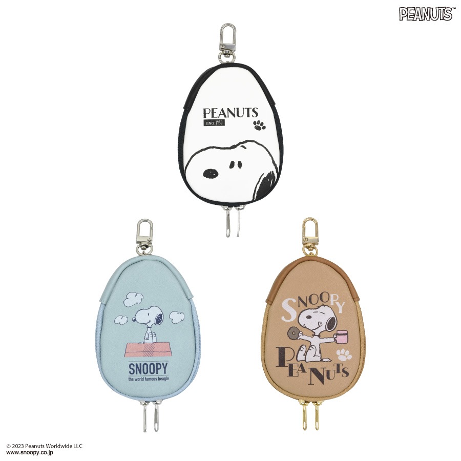 ピーナッツ リール式 キーケース