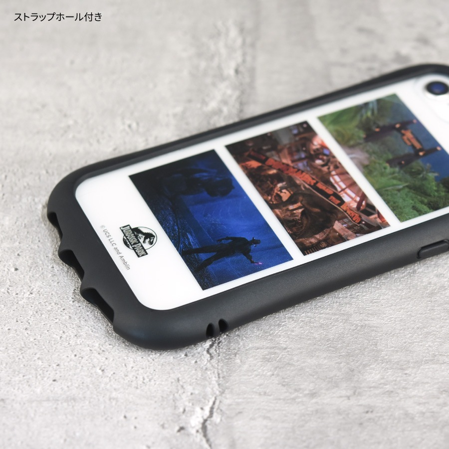 JURASSIC PARK iPhoneSE (第3世代/第2世代) / 8 / 7 / 6s / 6 対応 ハイブリッドクリアケース