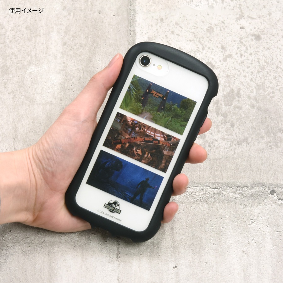 JURASSIC PARK iPhoneSE (第3世代/第2世代) / 8 / 7 / 6s / 6 対応 ハイブリッドクリアケース