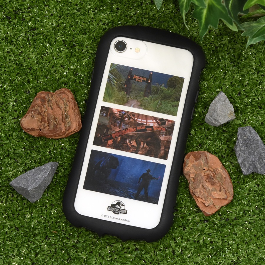 JURASSIC PARK iPhoneSE (第3世代/第2世代) / 8 / 7 / 6s / 6 対応 ハイブリッドクリアケース