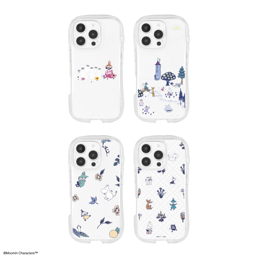ムーミン iPhone16 Pro 対応 クリスタルクリアケース | 新着アイテム