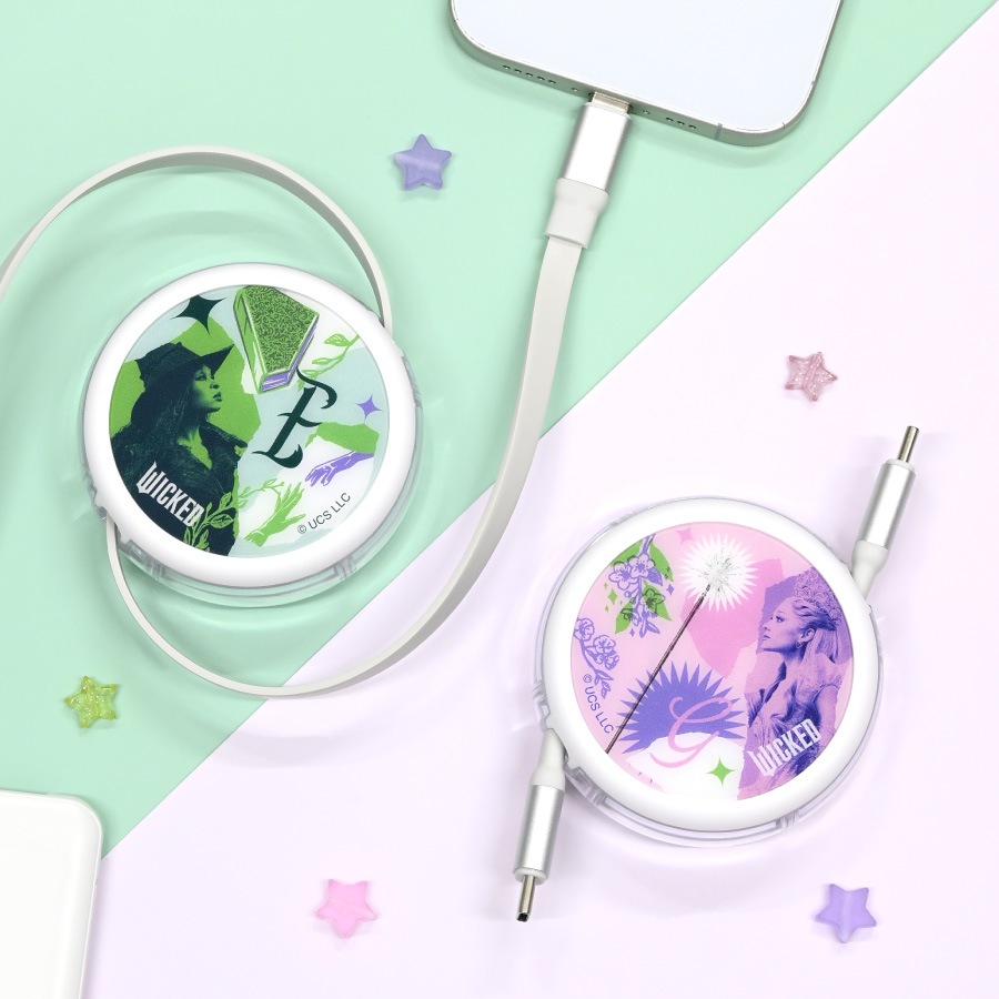 WICKED PD60W 対応 USB2.0 リール式 Type-C ケーブル
