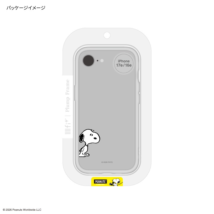 ピーナッツ スヌーピー IIIIfit プランプフレーム iPhone17e / 16e 対応 ケース
