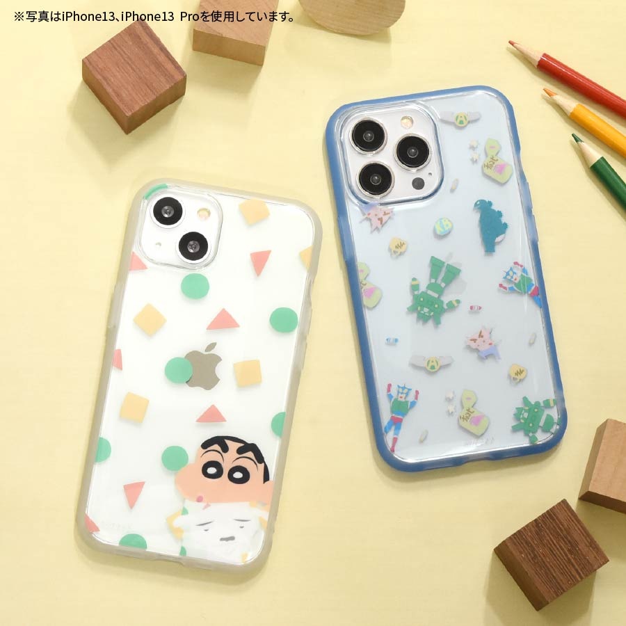 クレヨンしんちゃん IIIIfit Clear iPhone13対応 ケース 