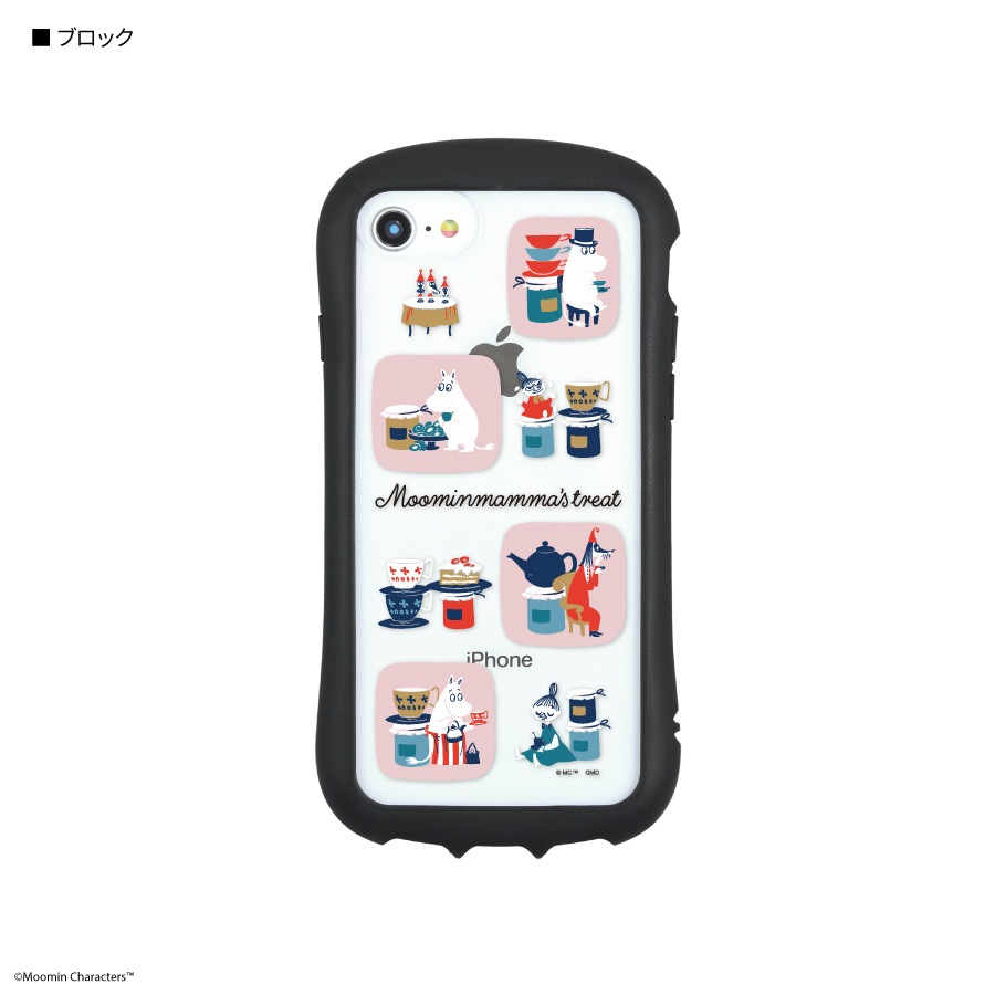 ムーミン【Moomin mamma's treat】　iPhoneSE(第２世代)/8/7/6ｓ/6対応 ハイブリッドクリアケース
