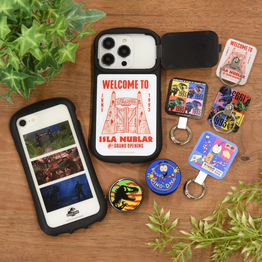 JURASSIC PARK iPhone14 / 14 Pro / 13 / 13 Pro / 12 / 12 Pro 対応 ハイブリッドガラスケース
