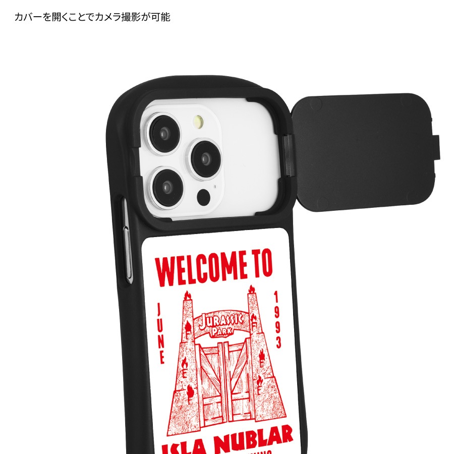 JURASSIC PARK iPhone14 / 14 Pro / 13 / 13 Pro / 12 / 12 Pro 対応 ハイブリッドガラスケース