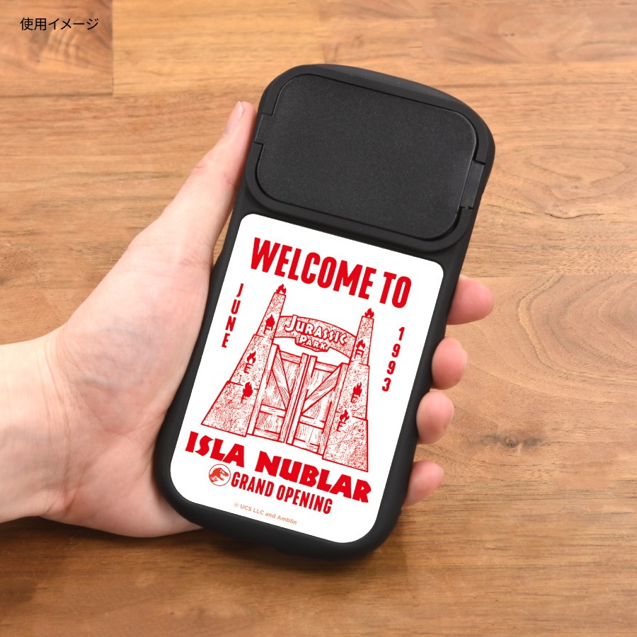 JURASSIC PARK iPhone14 / 14 Pro / 13 / 13 Pro / 12 / 12 Pro 対応 ハイブリッドガラスケース