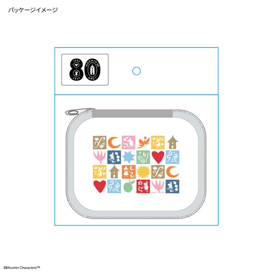ムーミン 80周年 ガジェットポーチSS