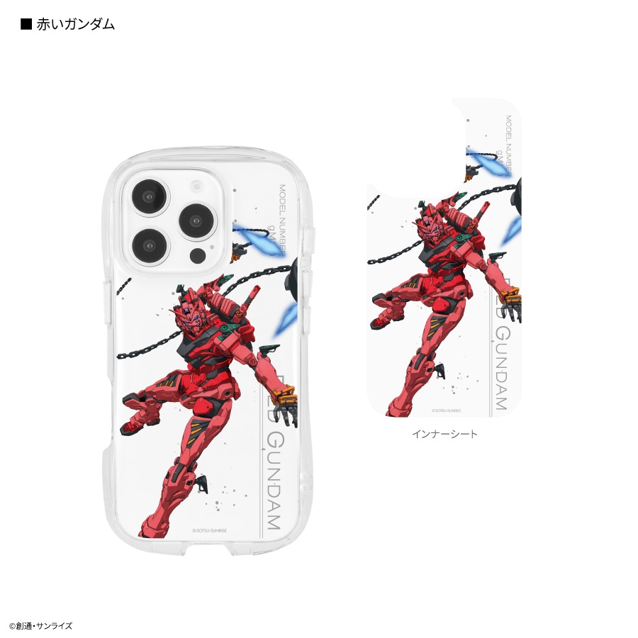 機動戦士Gundam GQuuuuuuX iPhone16 Pro 対応 クリスタルクリアケース