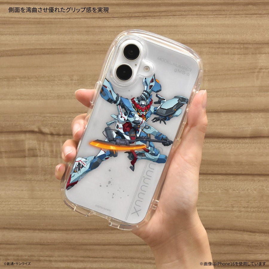 機動戦士Gundam GQuuuuuuX iPhone16 Pro 対応 クリスタルクリアケース