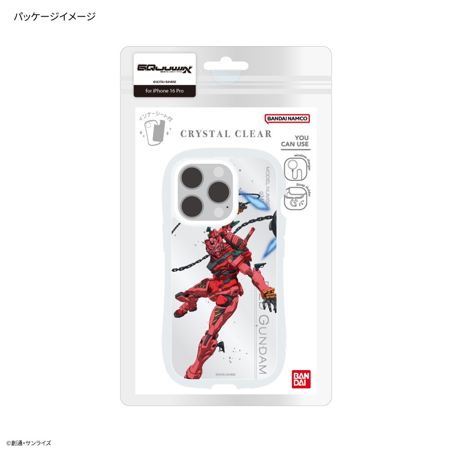 機動戦士Gundam GQuuuuuuX iPhone16 Pro 対応 クリスタルクリア