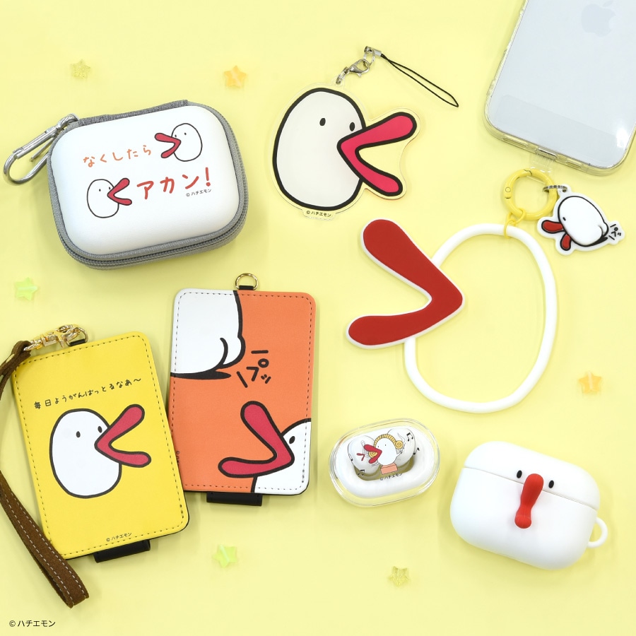 11月中旬発売予定　ハチエモン AirPods Pro(第2世代)/AirPods Pro 対応 シリコンケース